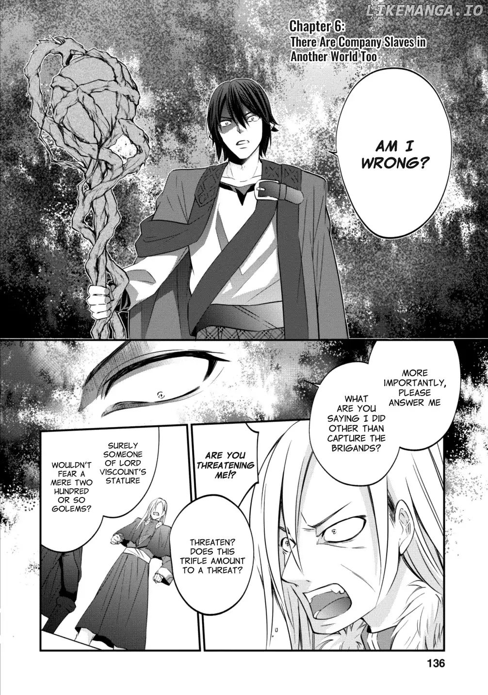 Around 40 "Shachiku" is Golem Master chapter 6 - page 2