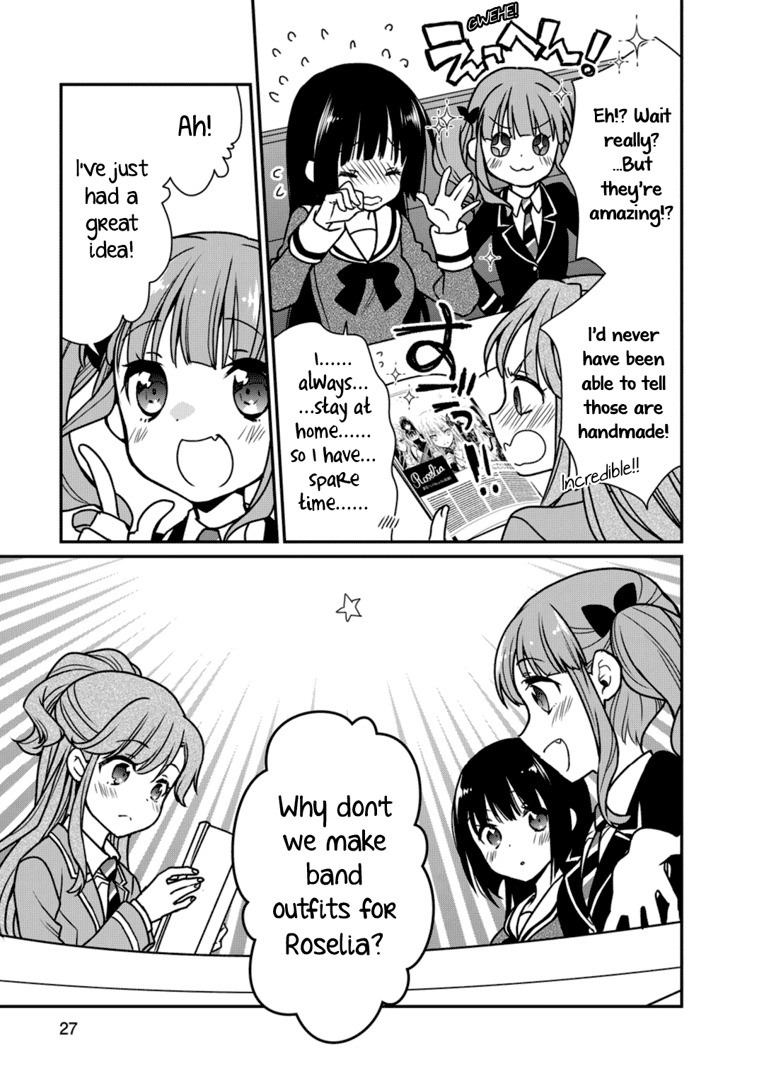 BanG Dream! Girls Band Party! Roselia Stage chapter 6 - page 28