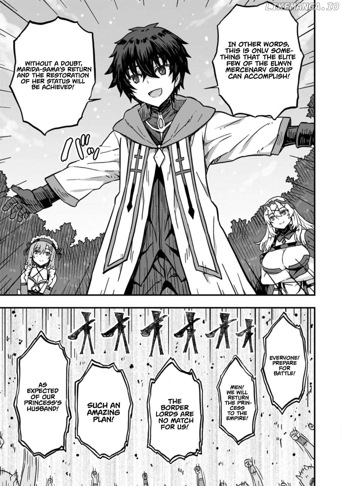 Isekai Saikyou no Yome desu ga, Yoru no Tatakai wa Ore no Hou ga Tsuyoi You desu ~Chiryaku o Ikashite Nariagaru Harem Senki~ Chapter 1 - page 29