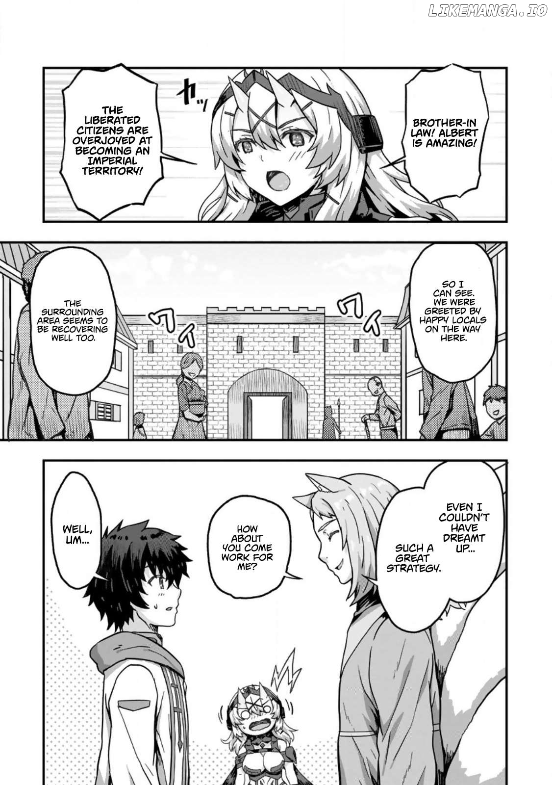 Isekai Saikyou no Yome desu ga, Yoru no Tatakai wa Ore no Hou ga Tsuyoi You desu ~Chiryaku o Ikashite Nariagaru Harem Senki~ Chapter 2 - page 21