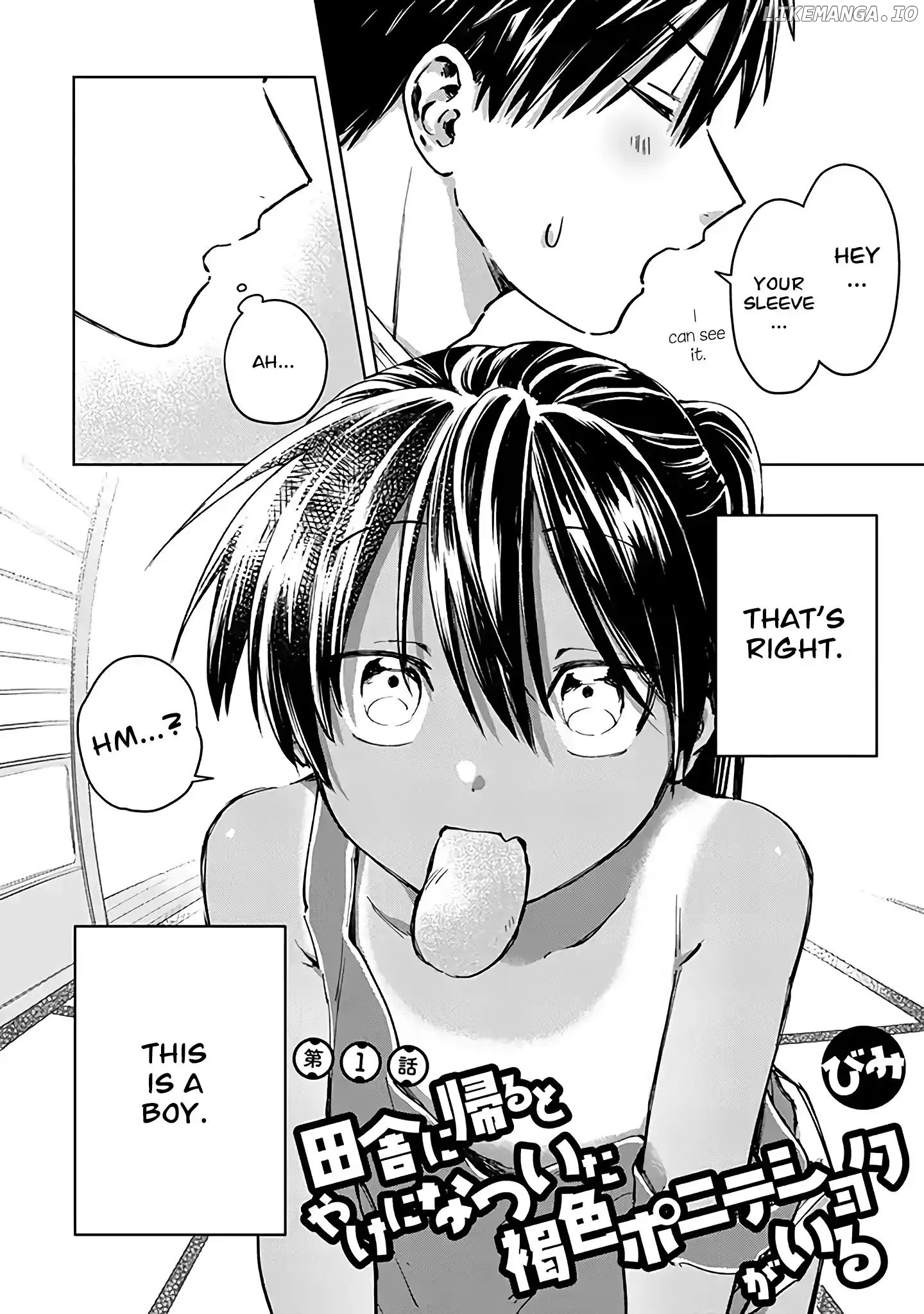 A Vacation With The Ponytailed Tanning Boy chapter 1 - page 2