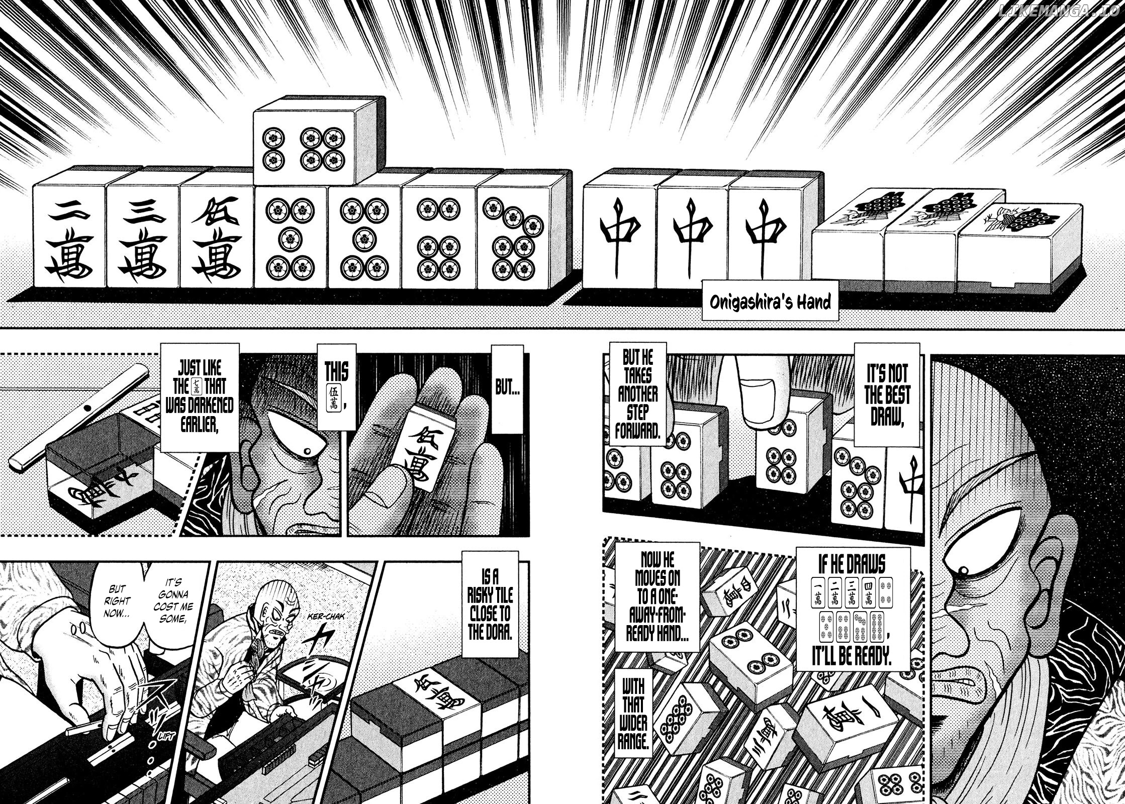 Darkness of Mahjong Fighter Mamiya chapter 11 - page 12