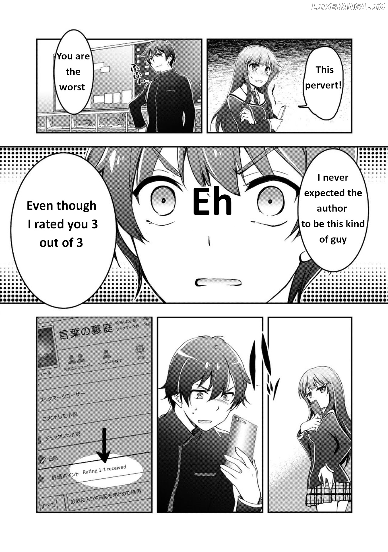 Shousetsu touko saito o riyou shite itara, kurasu no bishoujo ga dokushadatta chapter 1 - page 34