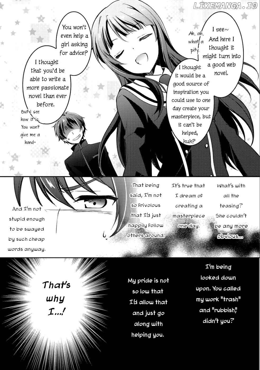 Shousetsu touko saito o riyou shite itara, kurasu no bishoujo ga dokushadatta chapter 3 - page 3