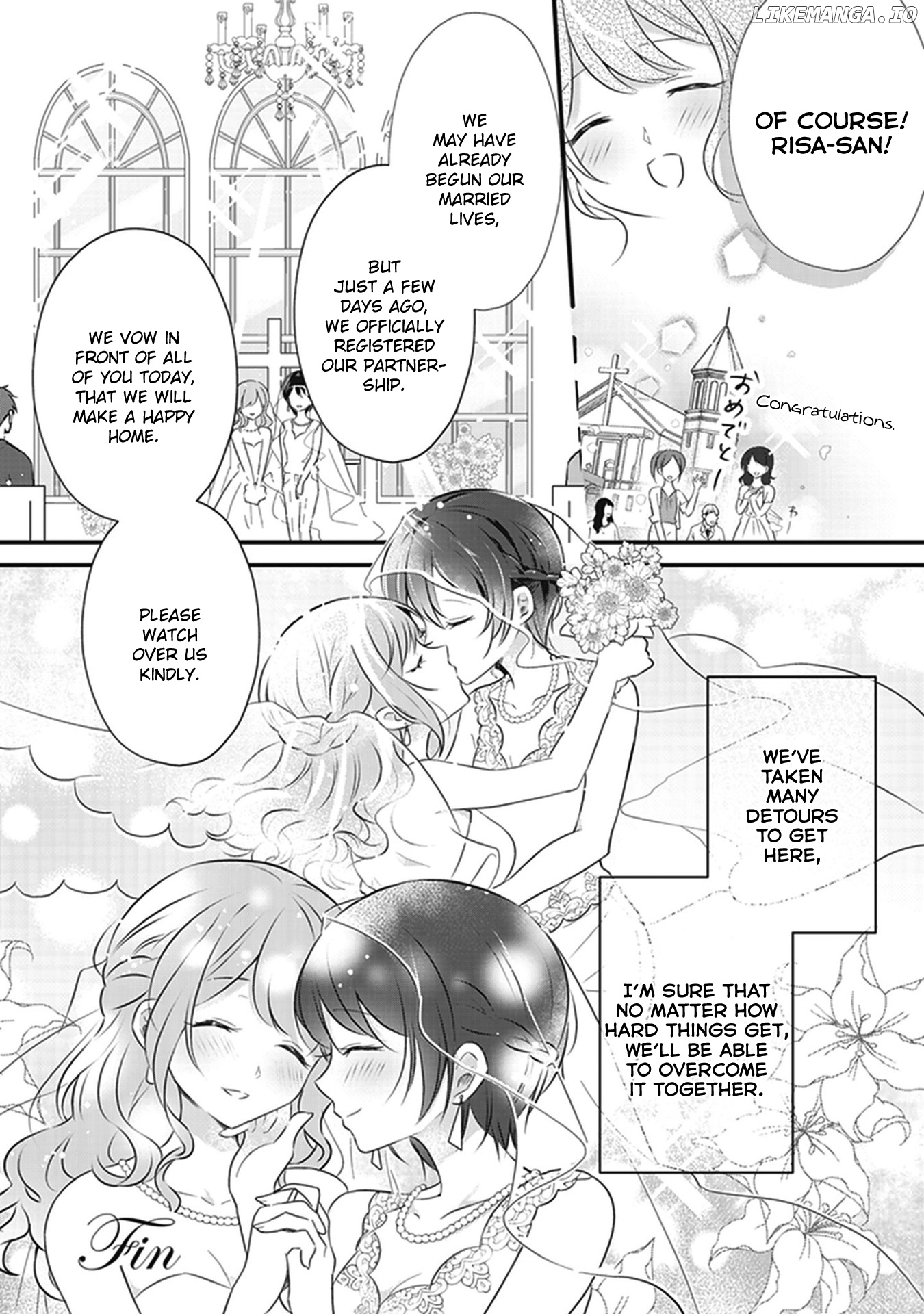 White Lilies in Love BRIDE's Newlywed Yuri Anthology chapter 4 - page 16