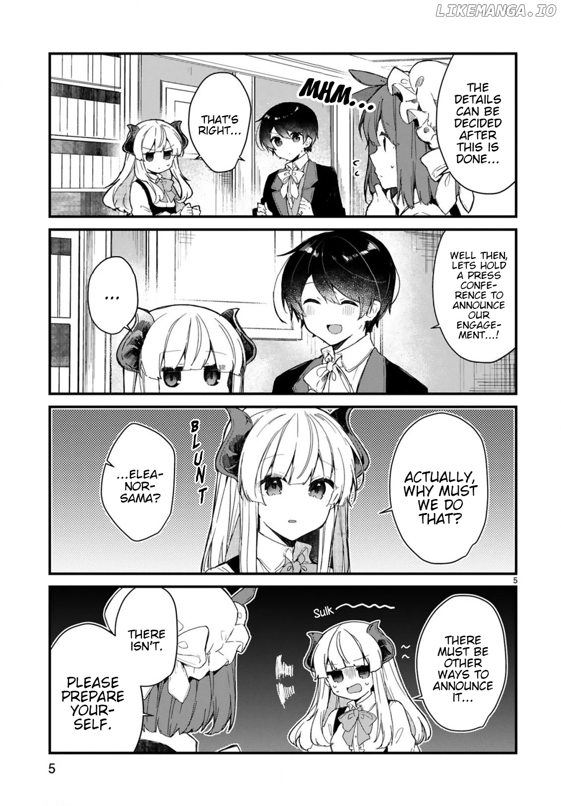 Maou-sama to Kekkonshitai (Serialization) chapter 17 - page 5