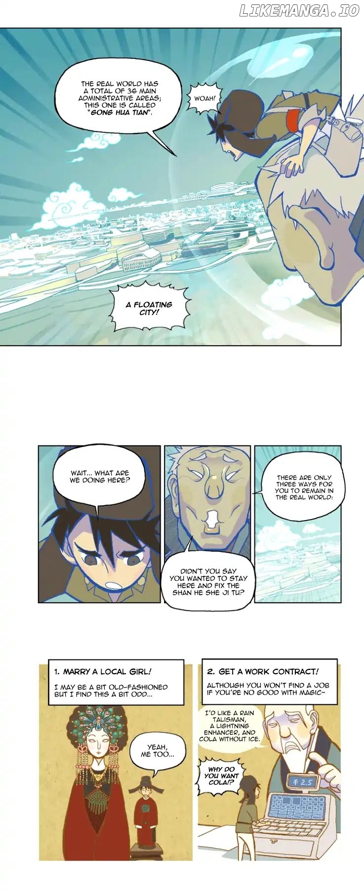 The God Of The Land And Grain’S Mountain River Map chapter 3 - page 3