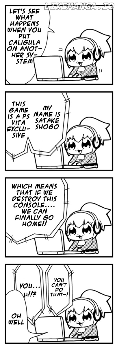 Caligula 4-Koma - Extreme Kitaku-bu chapter 13 - page 1