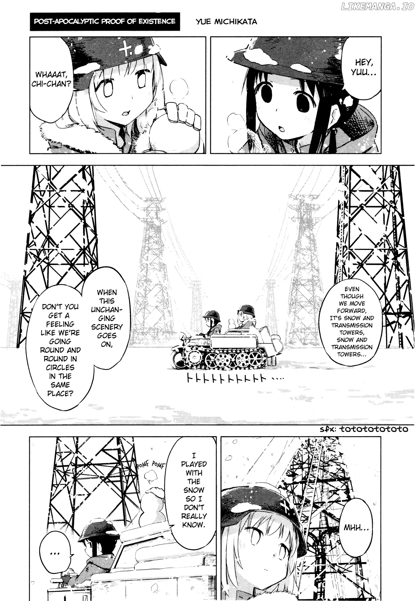 Girls' Last Tour Official Anthology Comic chapter 8 - page 1