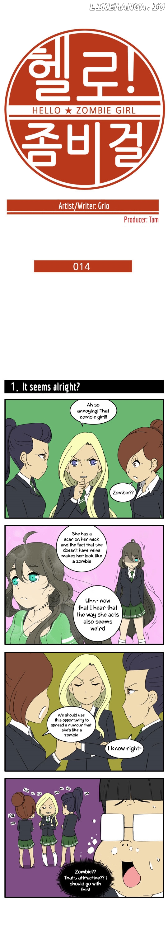 Hello Zombie Girl chapter 14 - page 2