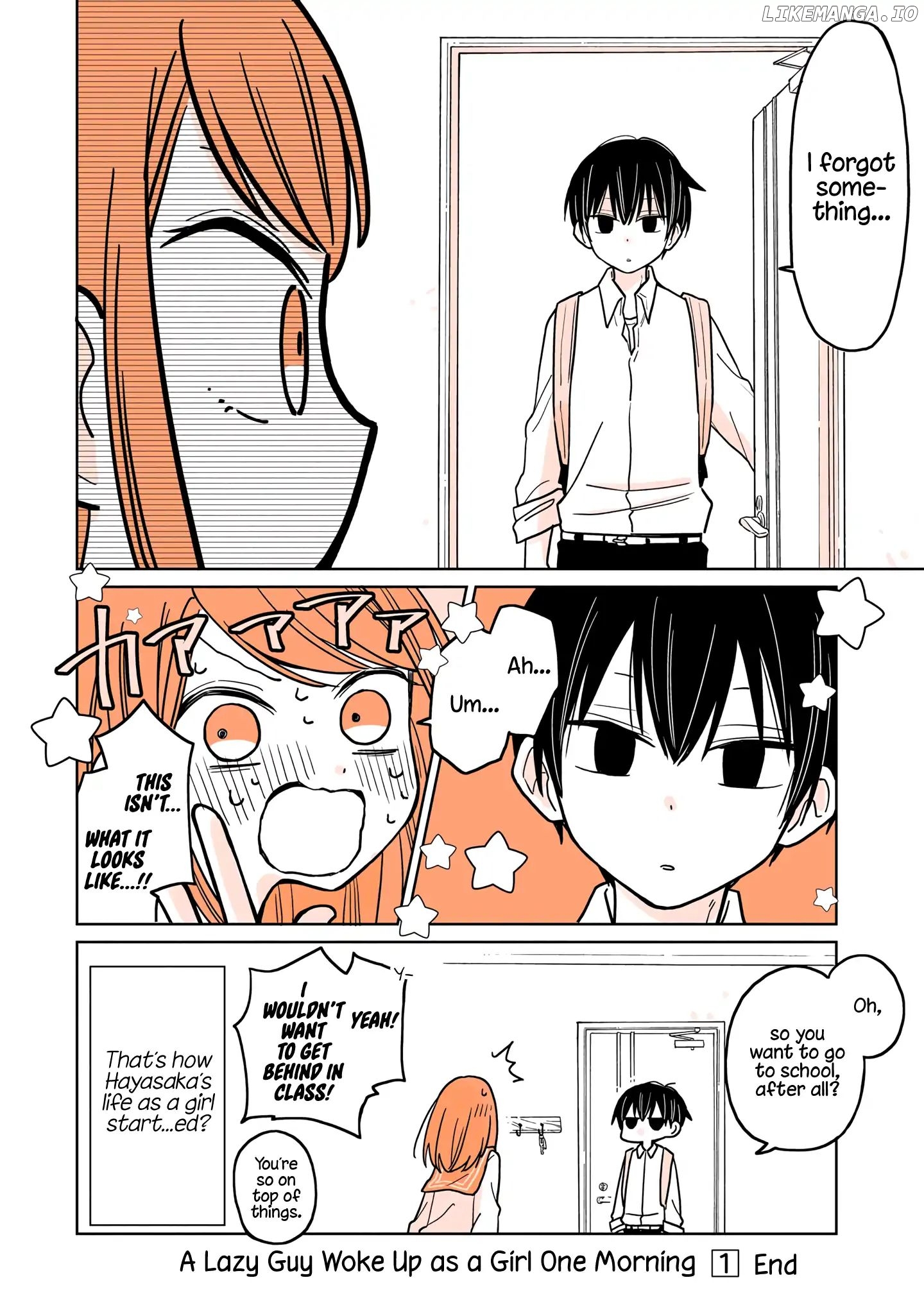 a Lazy Guy Woke up as a Girl One Morning chapter 8.2 - page 10