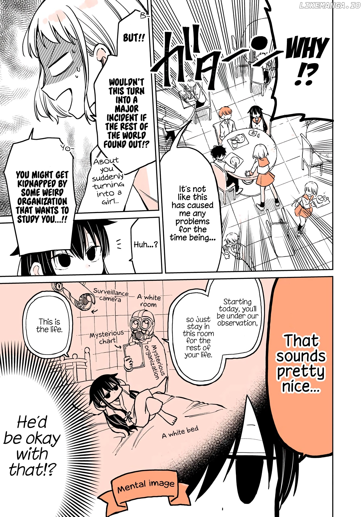 a Lazy Guy Woke up as a Girl One Morning chapter 5 - page 8