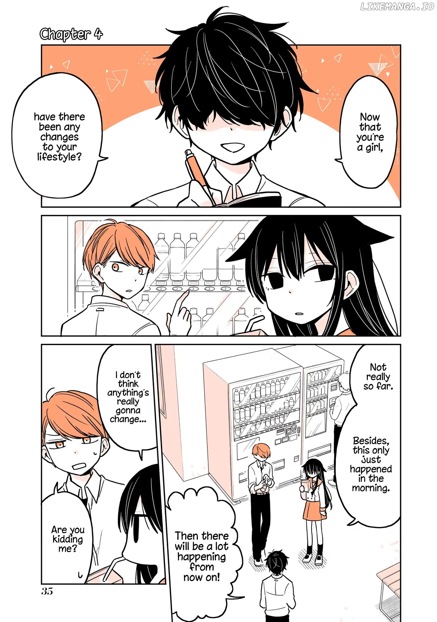 a Lazy Guy Woke up as a Girl One Morning chapter 4 - page 1