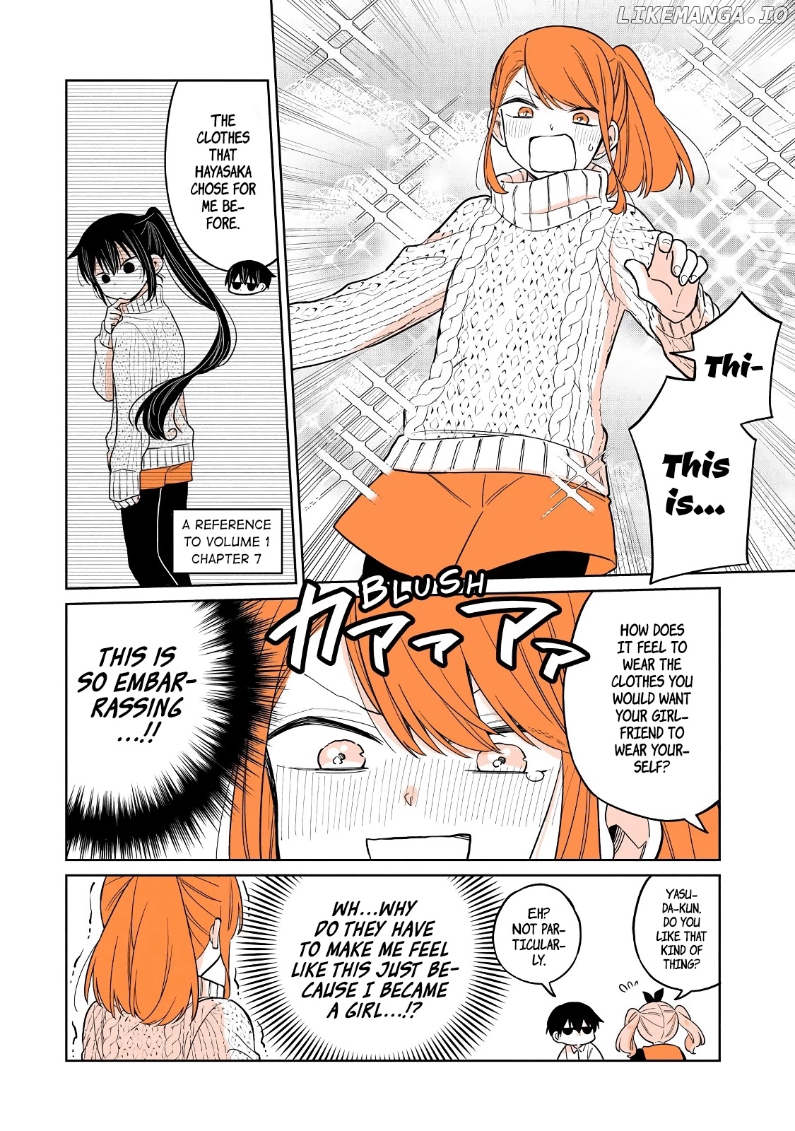 a Lazy Guy Woke up as a Girl One Morning chapter 22.1 - page 6