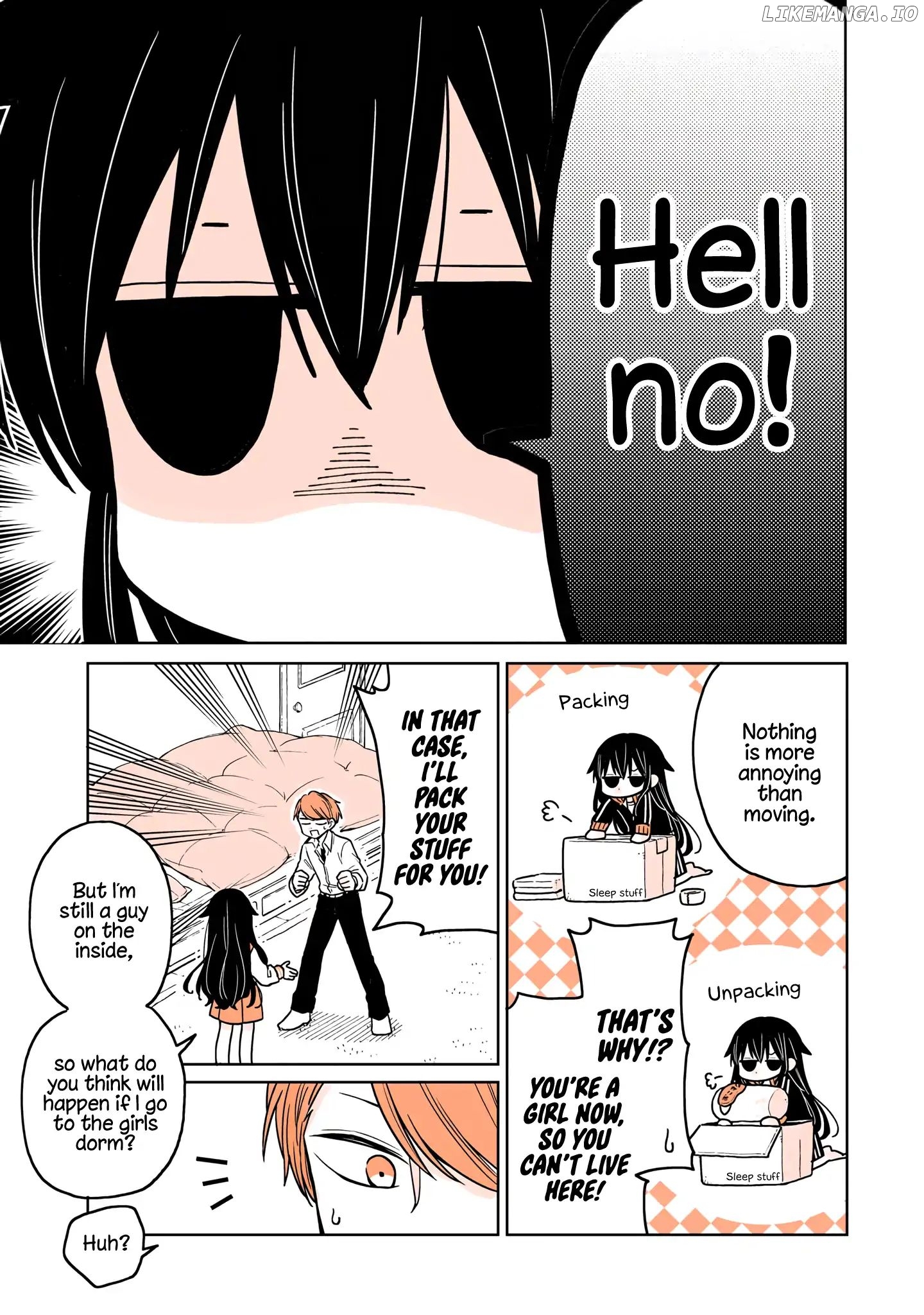 a Lazy Guy Woke up as a Girl One Morning chapter 2 - page 9