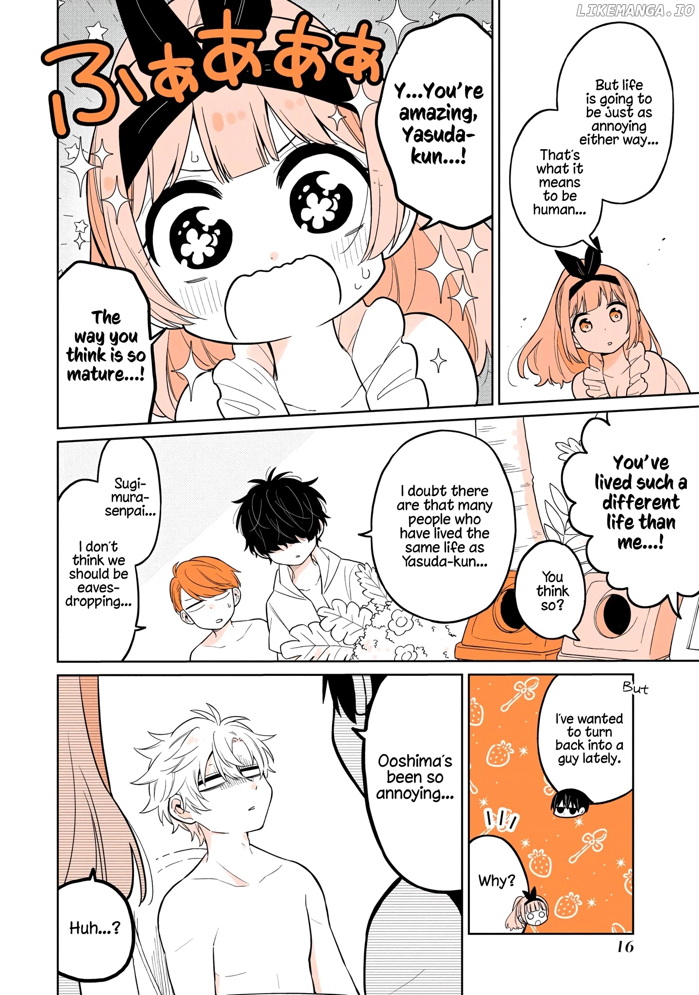 a Lazy Guy Woke up as a Girl One Morning chapter 16 - page 17