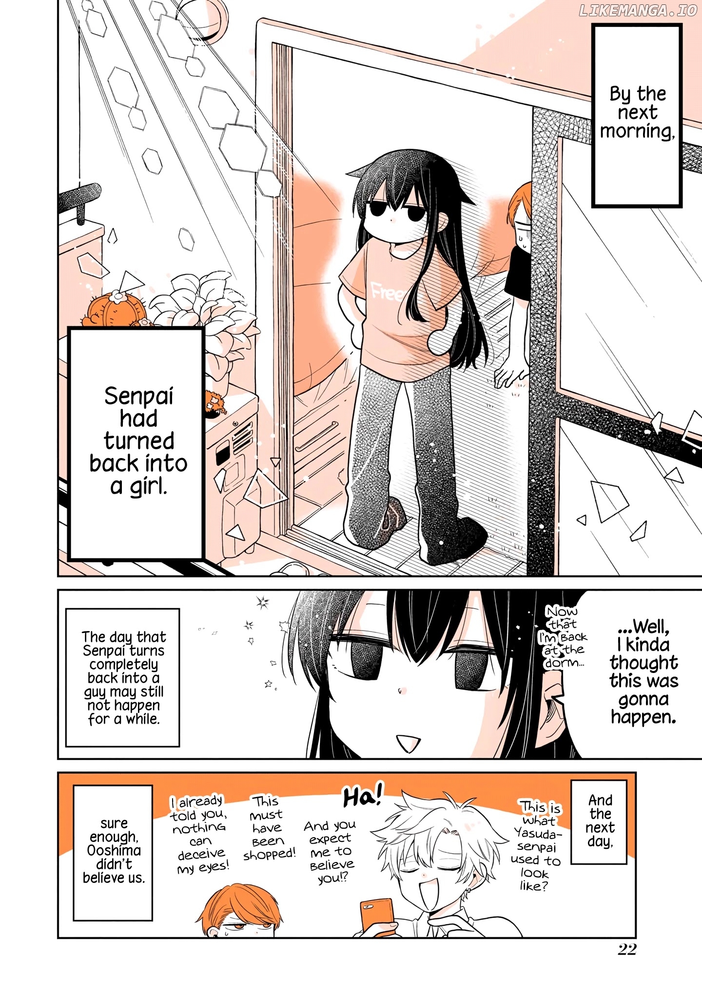 a Lazy Guy Woke up as a Girl One Morning chapter 16 - page 23