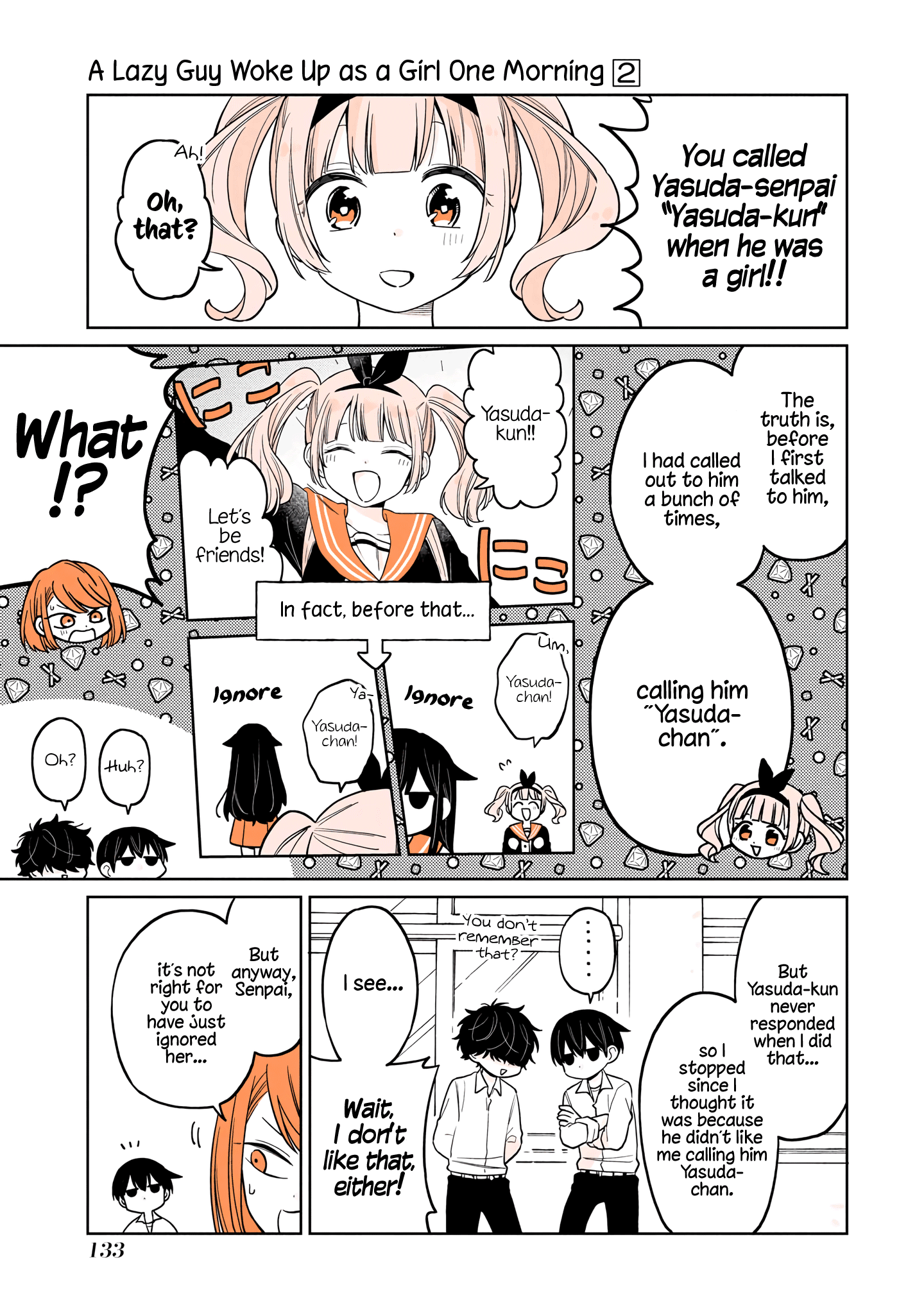 a Lazy Guy Woke up as a Girl One Morning chapter 15.2 - page 5