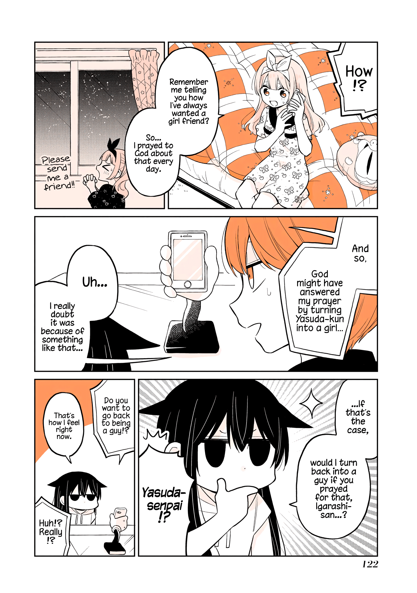 a Lazy Guy Woke up as a Girl One Morning chapter 15.1 - page 8