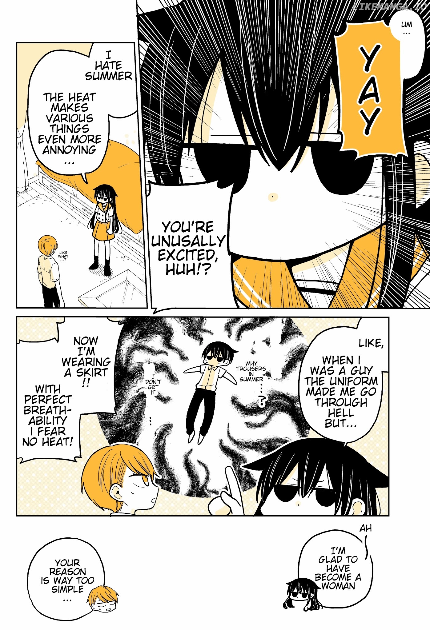 a Lazy Guy Woke up as a Girl One Morning chapter 9 - page 2