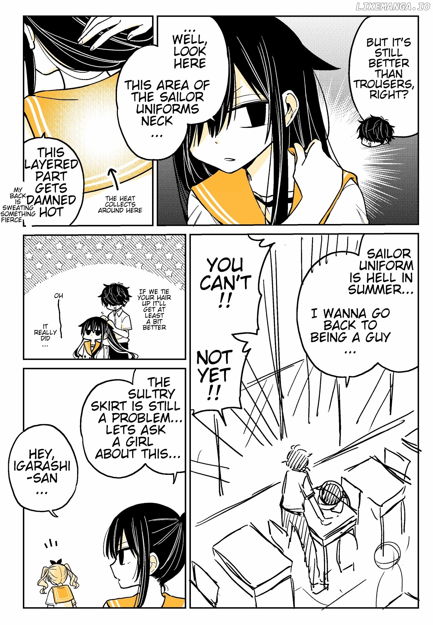 a Lazy Guy Woke up as a Girl One Morning chapter 9 - page 4