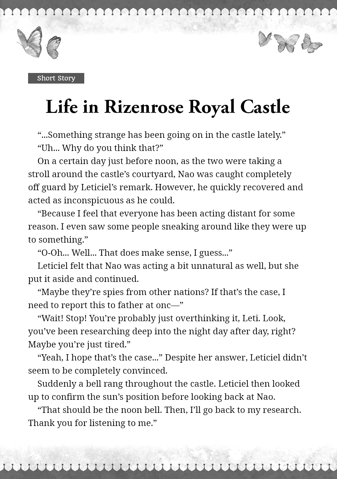 Her Royal Highness Seems To Be Angry chapter 5.5 - page 1