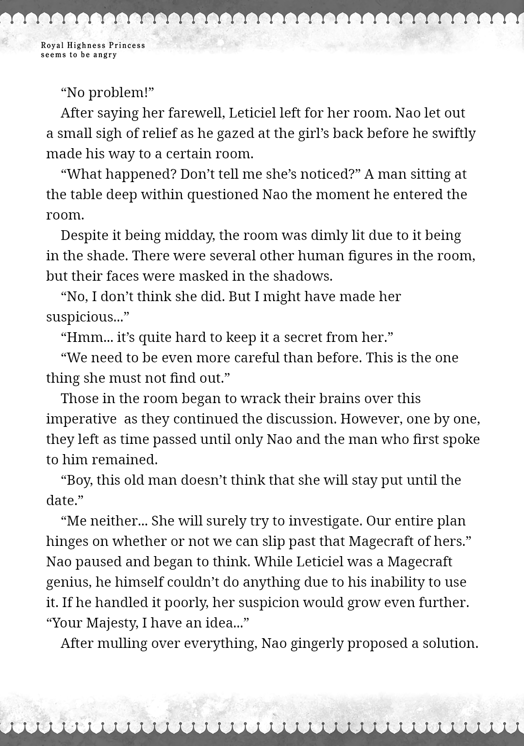 Her Royal Highness Seems To Be Angry chapter 5.5 - page 2