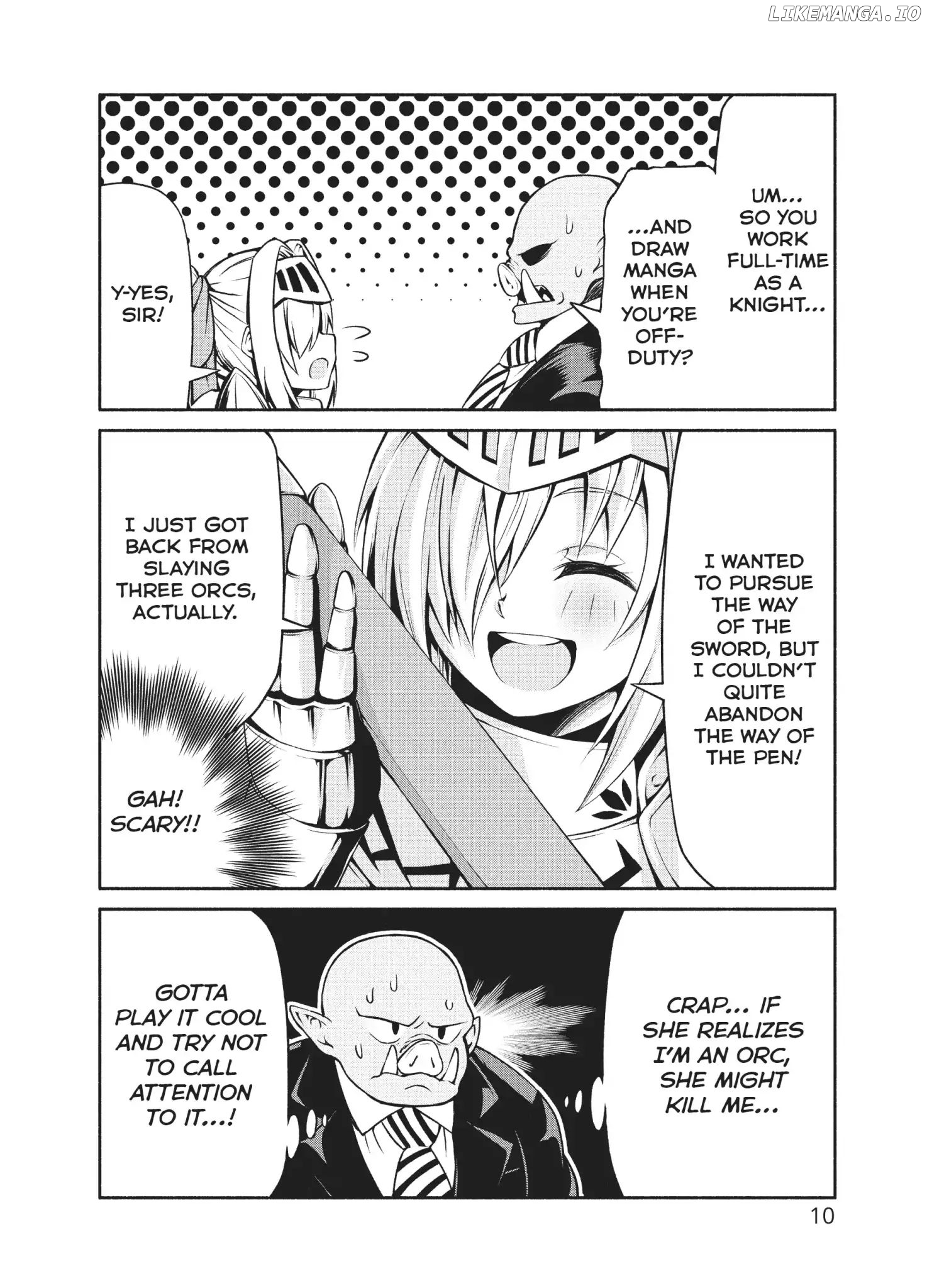 The Knight Cartoonist And Her Orc Editor chapter 1 - page 11