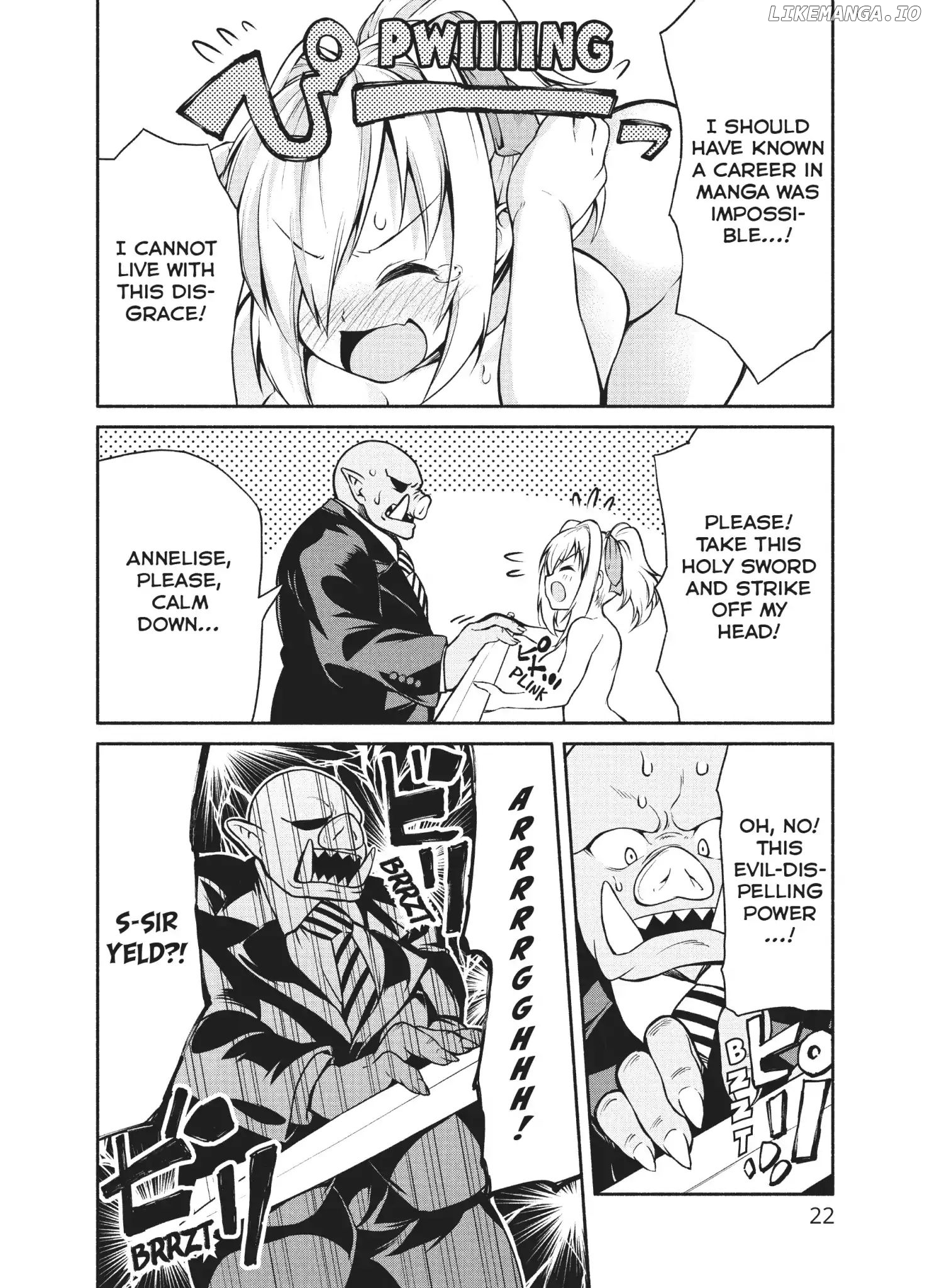 The Knight Cartoonist And Her Orc Editor chapter 1 - page 23