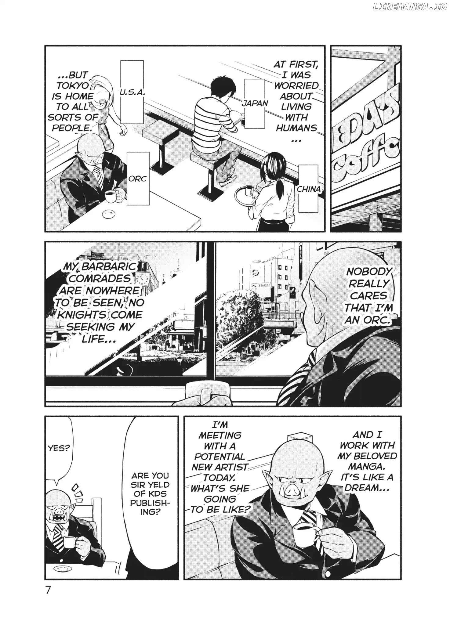 The Knight Cartoonist And Her Orc Editor chapter 1 - page 8