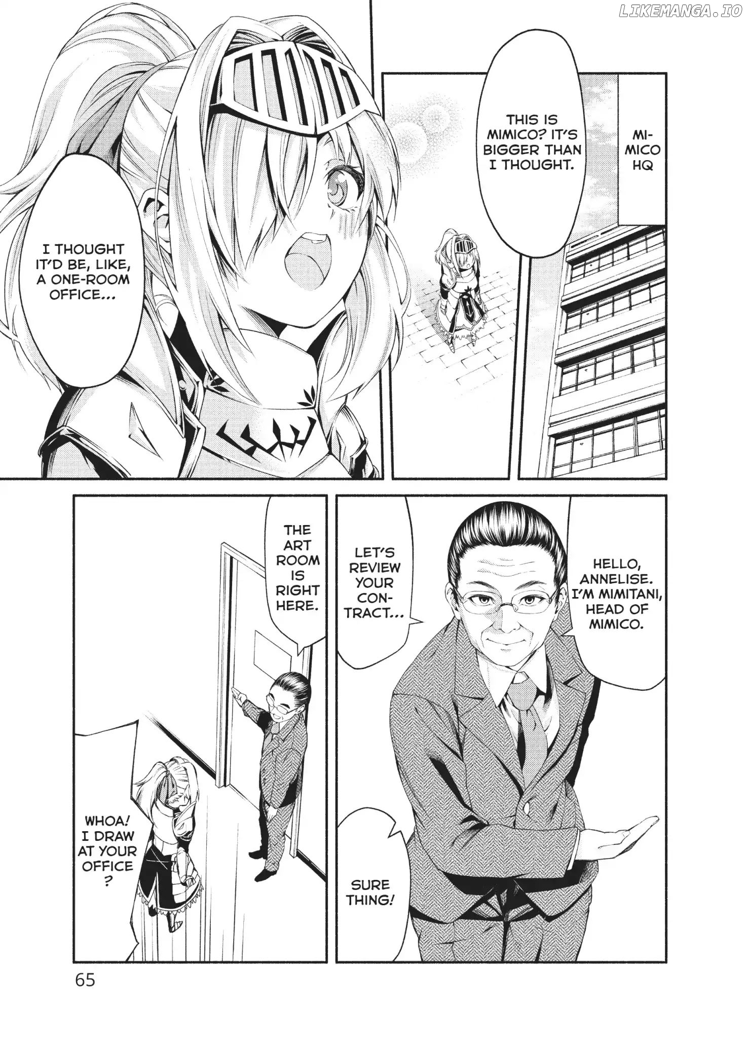 The Knight Cartoonist And Her Orc Editor chapter 3 - page 7