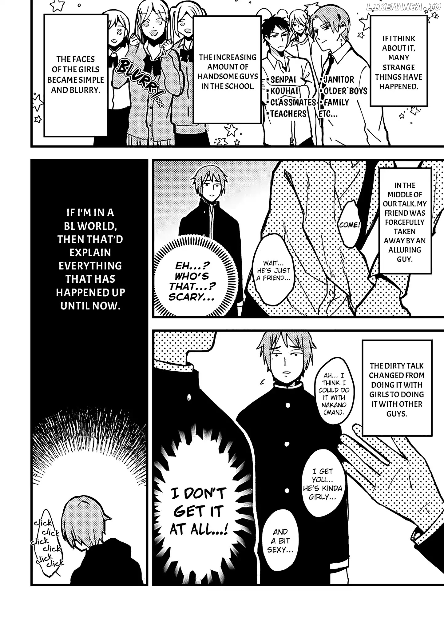 A World Where Everything Definitely Becomes BL vs. The Man Who Definitely Doesn't Want To Be In A BL chapter 1 - page 3