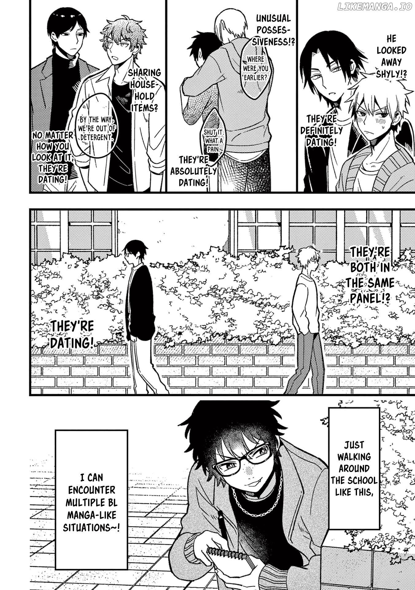A World Where Everything Definitely Becomes BL vs. The Man Who Definitely Doesn't Want To Be In A BL chapter 45 - page 3