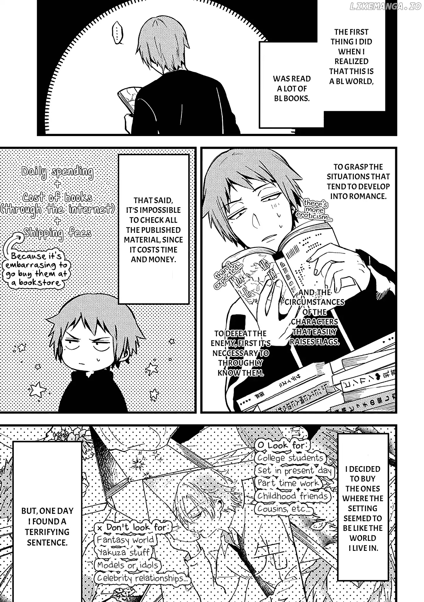 A World Where Everything Definitely Becomes BL vs. The Man Who Definitely Doesn't Want To Be In A BL chapter 2 - page 2