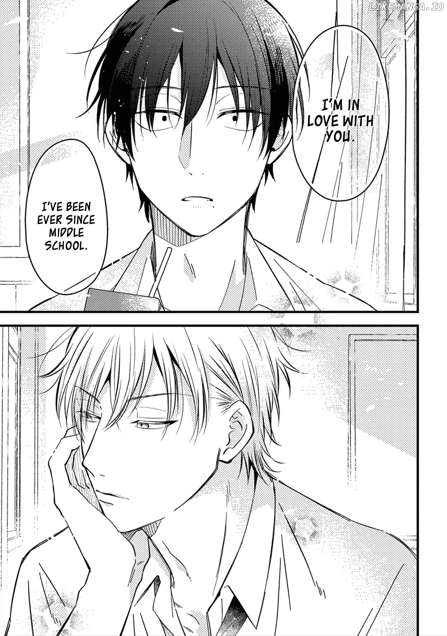 A World Where Everything Definitely Becomes BL vs. The Man Who Definitely Doesn't Want To Be In A BL chapter 19.5 - page 5