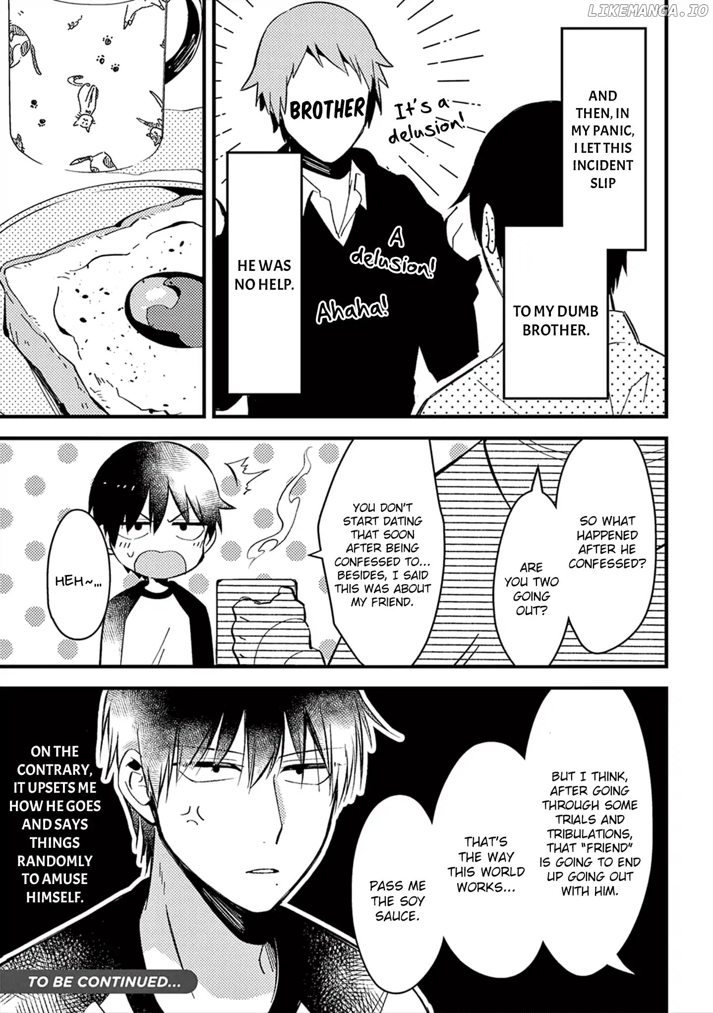 A World Where Everything Definitely Becomes BL vs. The Man Who Definitely Doesn't Want To Be In A BL chapter 19.5 - page 9