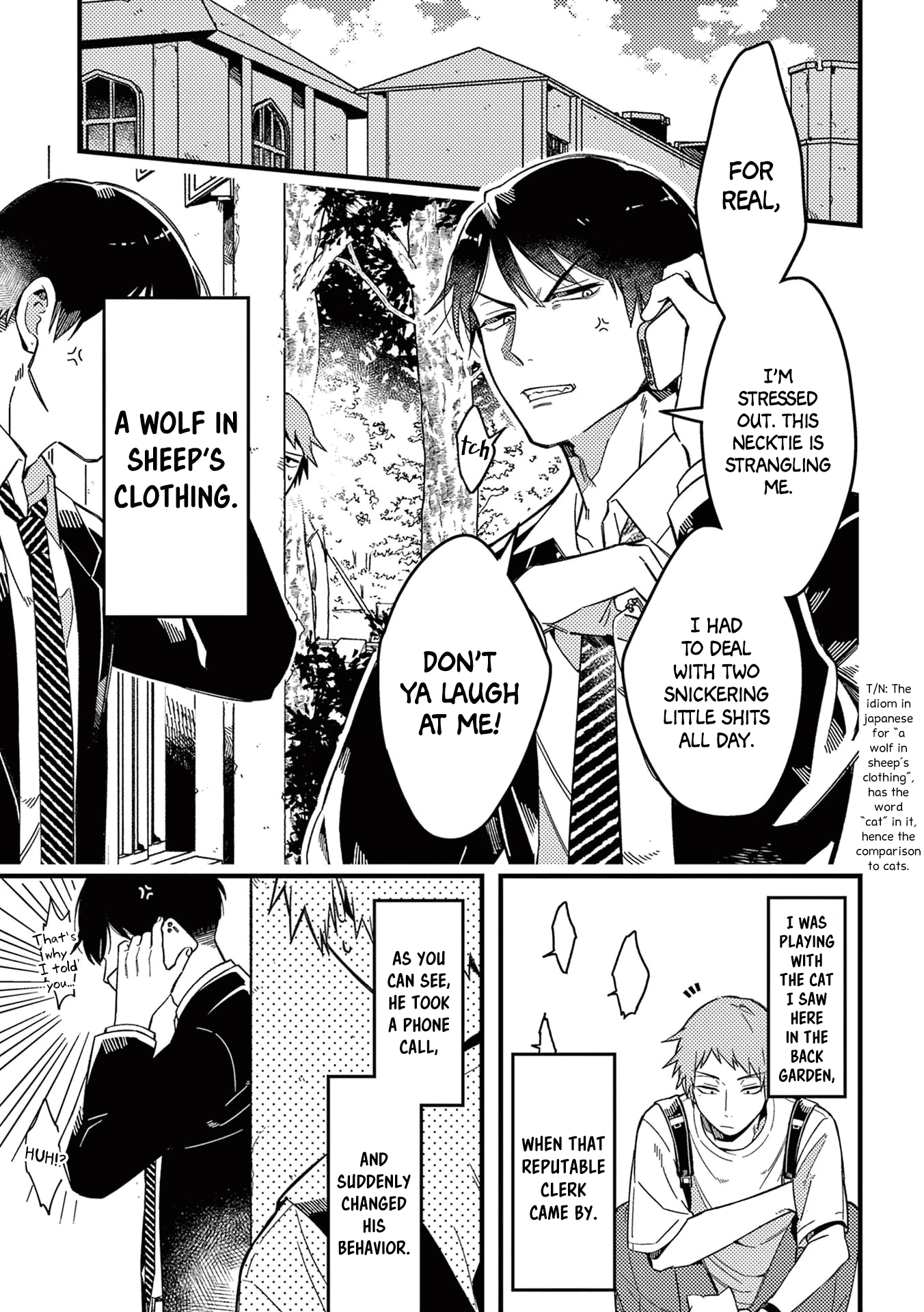 A World Where Everything Definitely Becomes BL vs. The Man Who Definitely Doesn't Want To Be In A BL chapter 39 - page 4