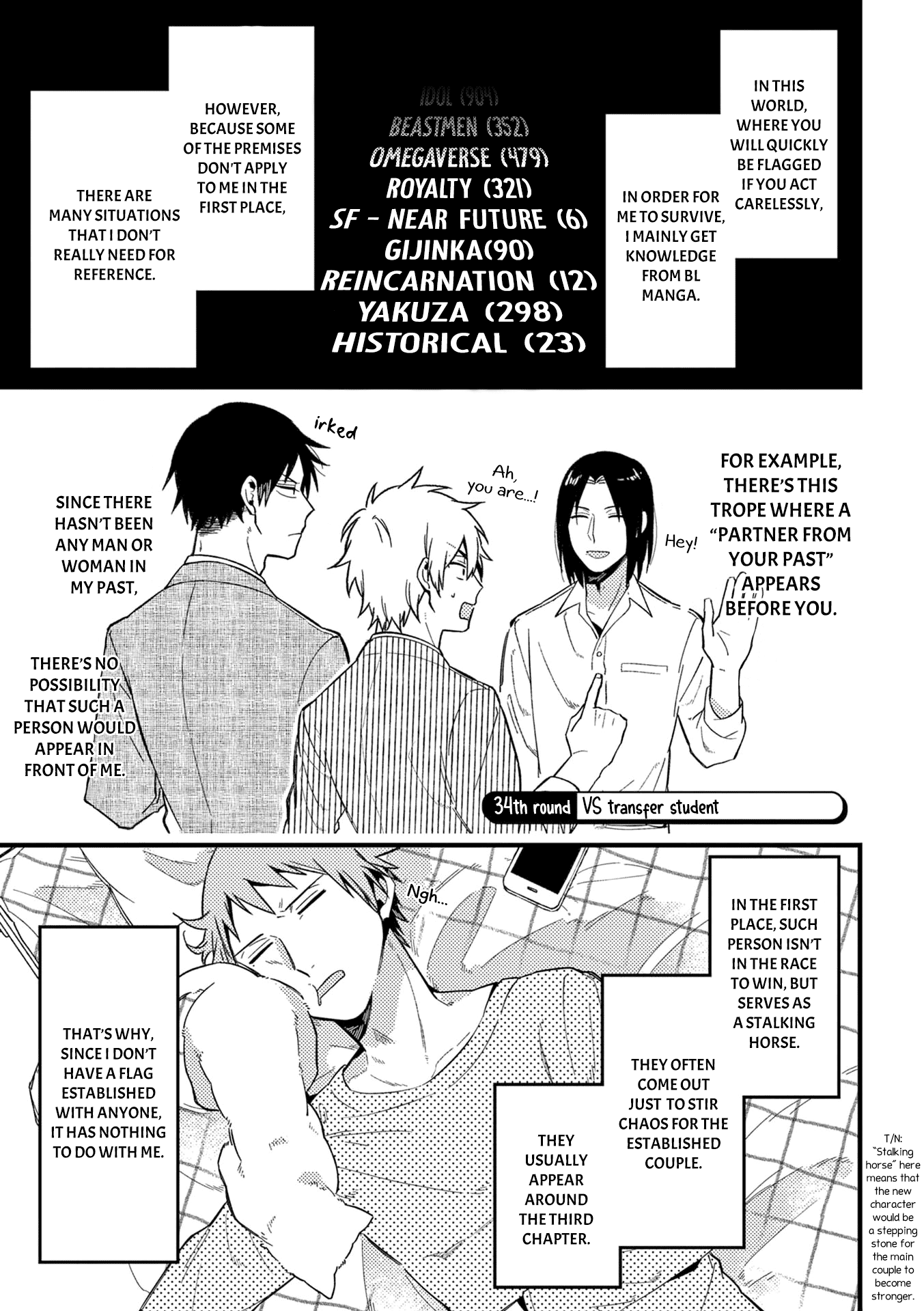 A World Where Everything Definitely Becomes BL vs. The Man Who Definitely Doesn't Want To Be In A BL chapter 34 - page 2