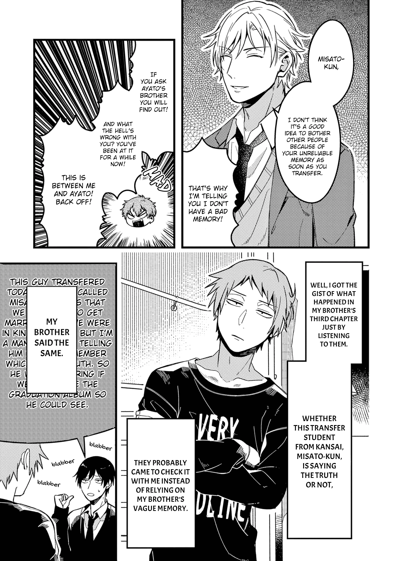 A World Where Everything Definitely Becomes BL vs. The Man Who Definitely Doesn't Want To Be In A BL chapter 34 - page 4