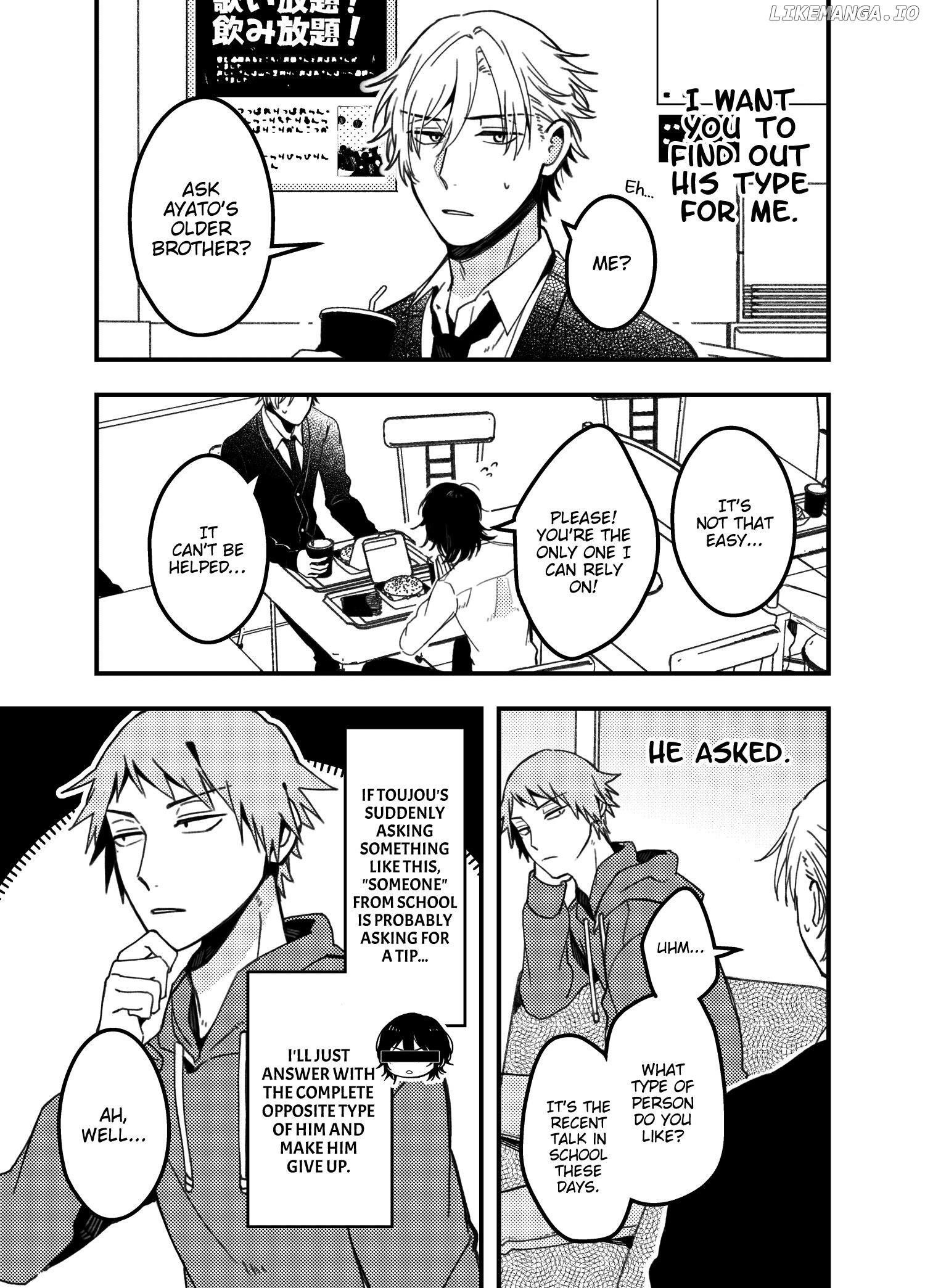 A World Where Everything Definitely Becomes BL vs. The Man Who Definitely Doesn't Want To Be In A BL chapter 35.6 - page 4