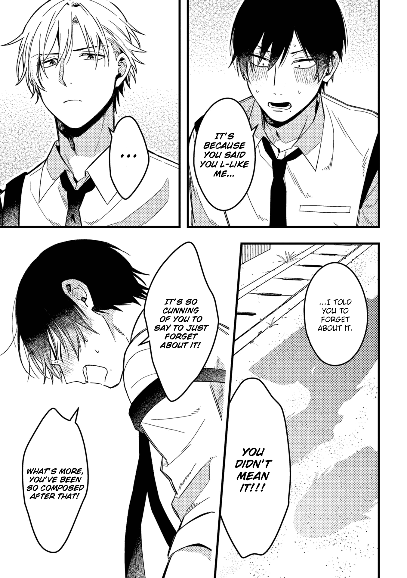 A World Where Everything Definitely Becomes BL vs. The Man Who Definitely Doesn't Want To Be In A BL chapter 35.5 - page 8