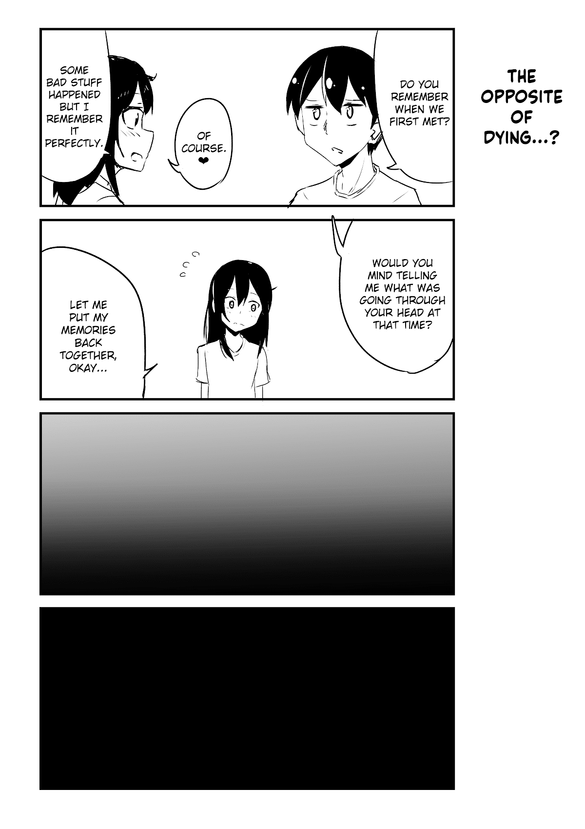 A Story About Wanting To Commit Suicide, But It's Scary So I Find A Yandere Girl To Kill Me, But It Doesn't Work chapter 88 - page 1