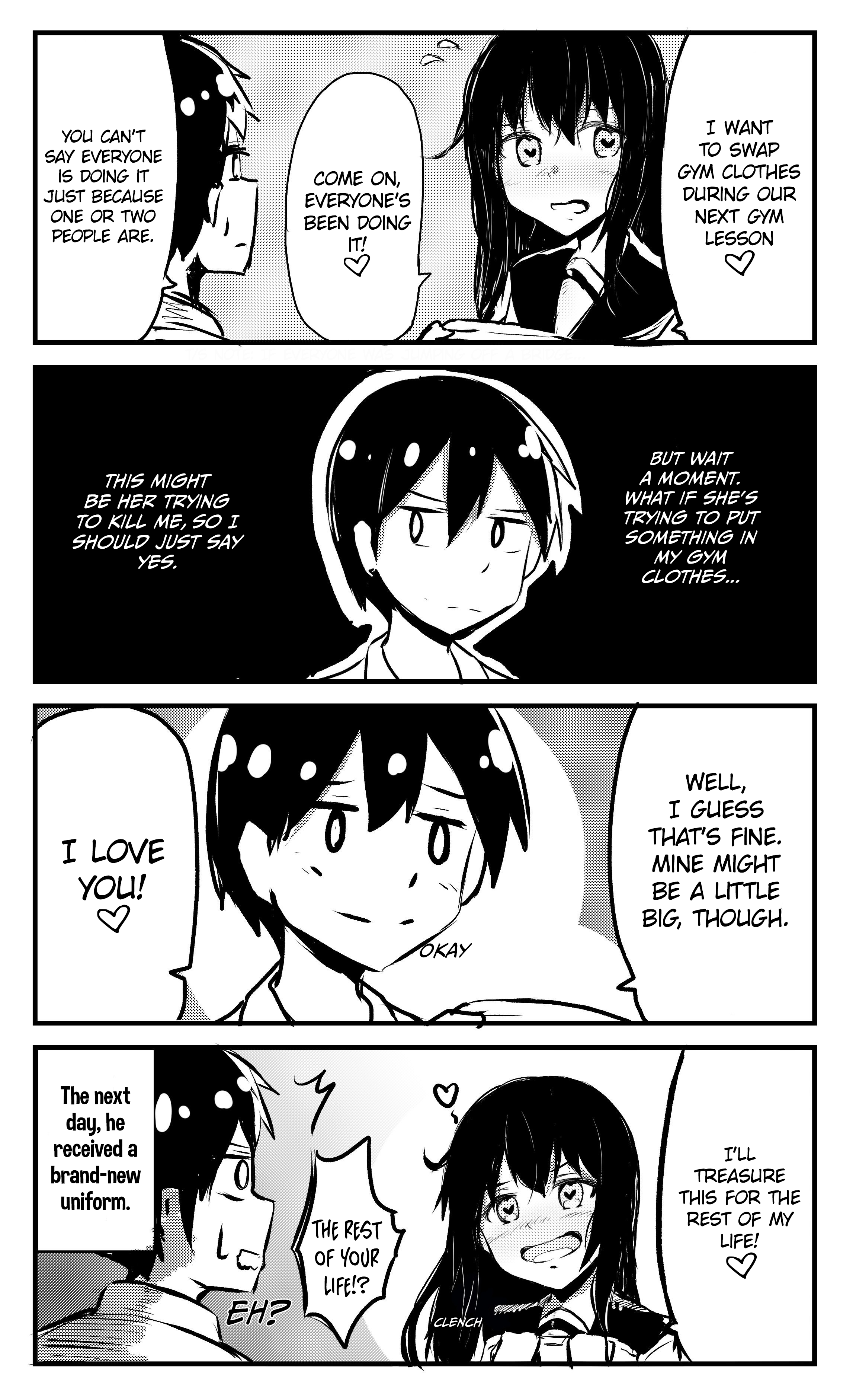A Story About Wanting To Commit Suicide, But It's Scary So I Find A Yandere Girl To Kill Me, But It Doesn't Work chapter 56 - page 1