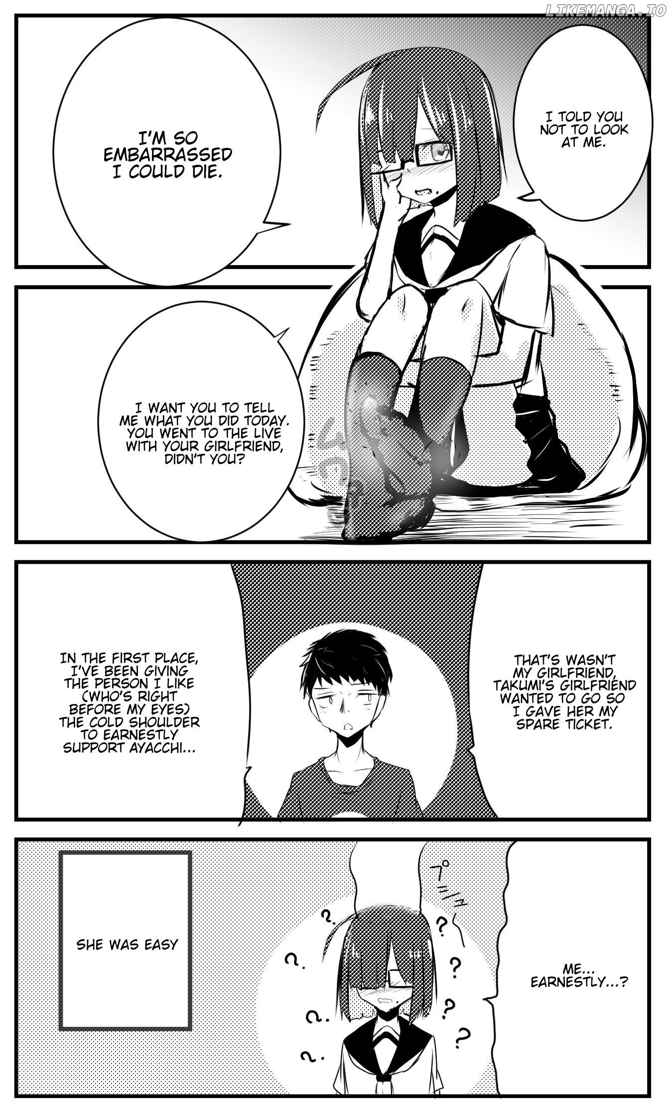 A Story About Wanting To Commit Suicide, But It's Scary So I Find A Yandere Girl To Kill Me, But It Doesn't Work chapter 36 - page 1
