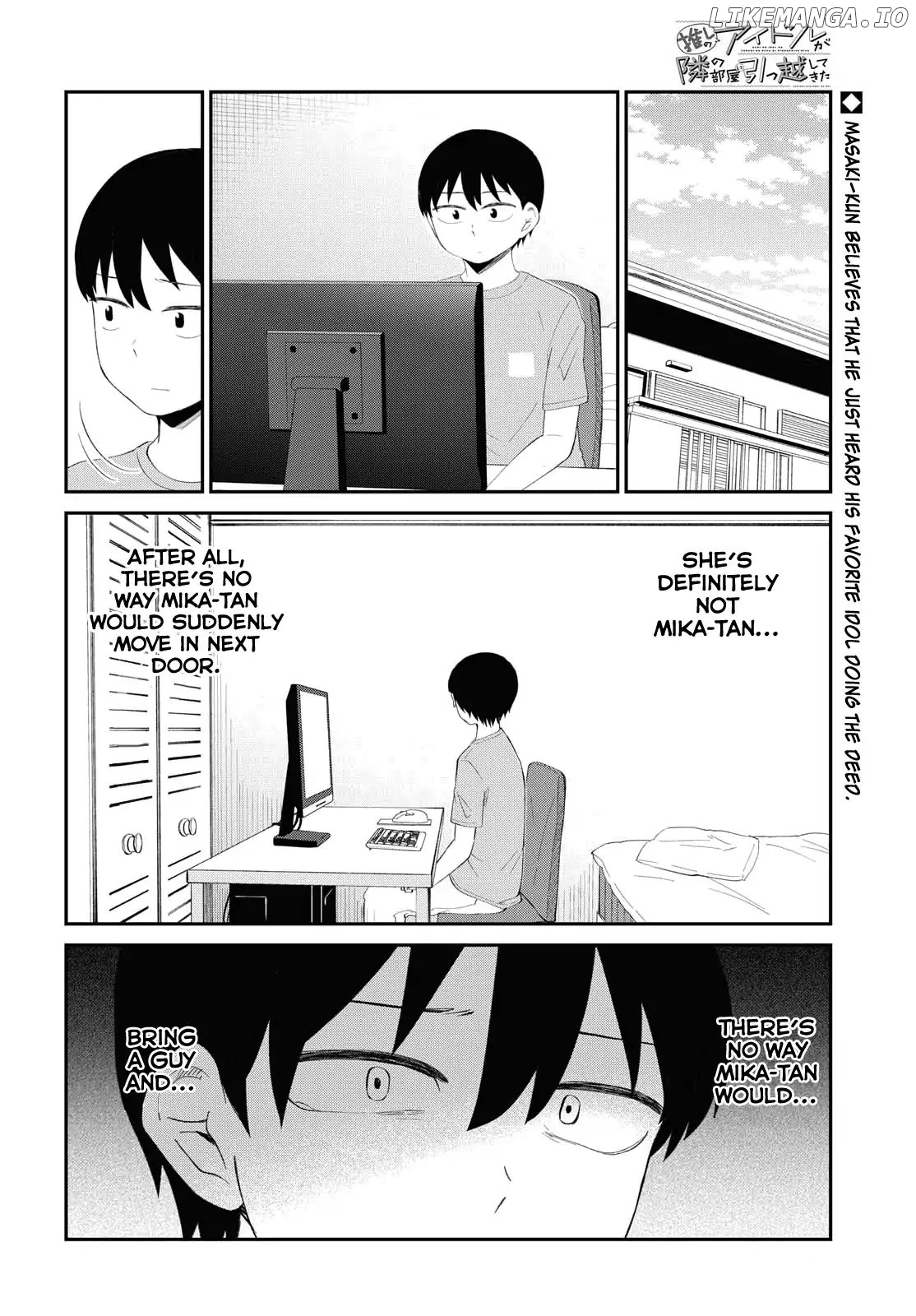 Oshi No Idol Ga Tonari No Heya Ni Hikkoshite Kita chapter 2 - page 2
