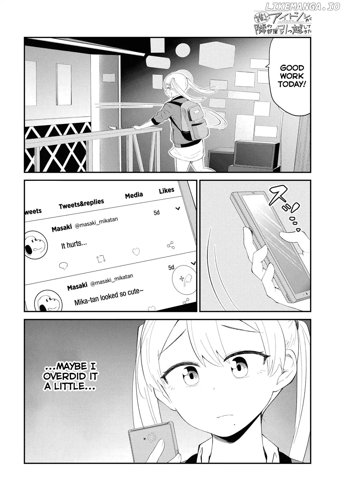 Oshi No Idol Ga Tonari No Heya Ni Hikkoshite Kita chapter 3 - page 2