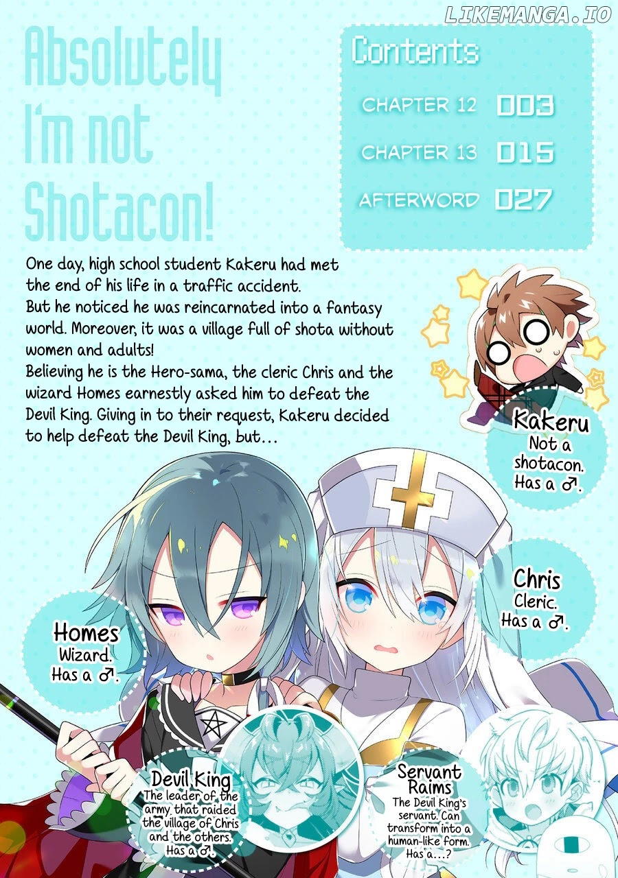 After Reincarnation, My Party Was Full Of Traps, But I'm Not A Shotacon! chapter 12 - page 1
