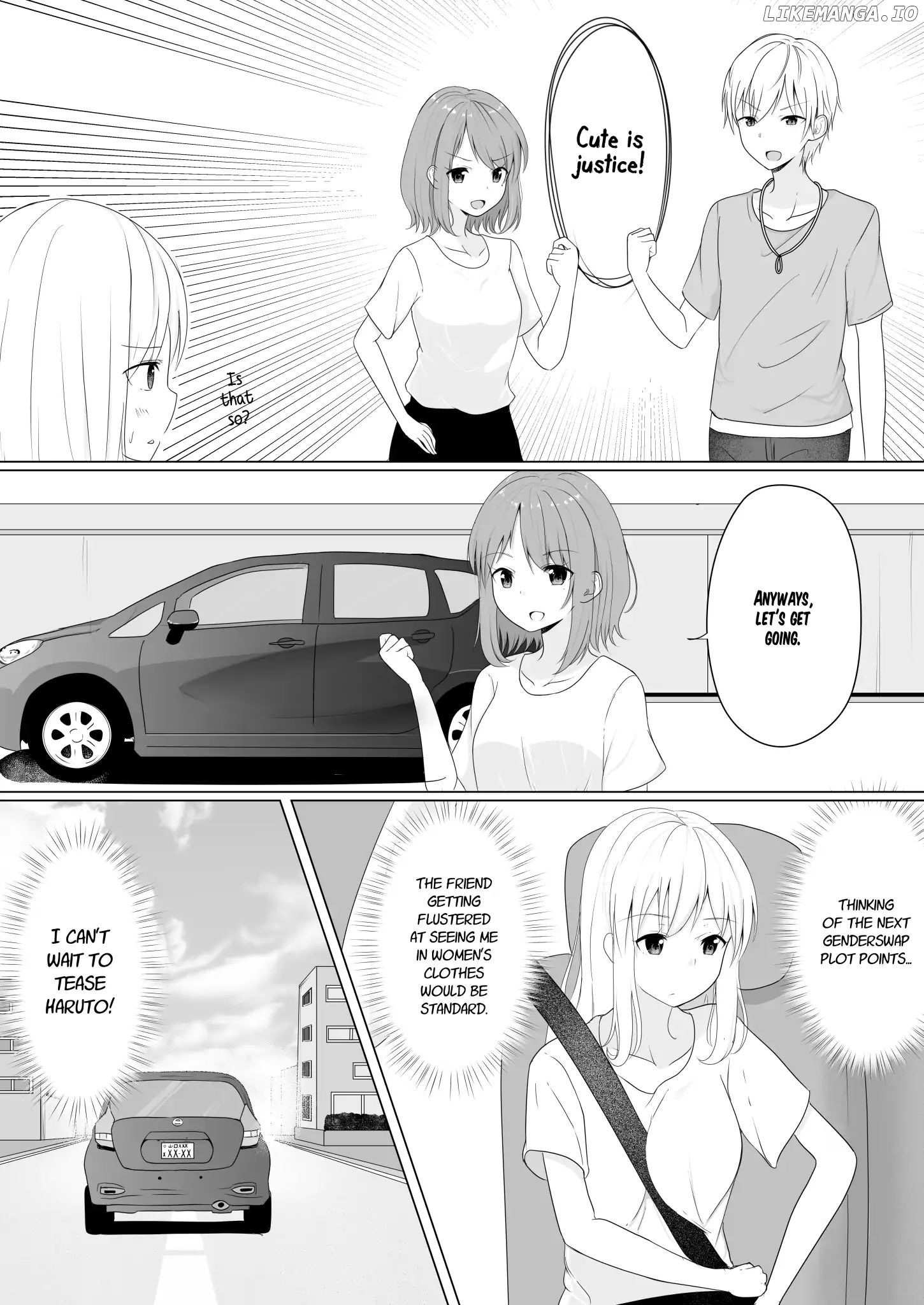 A Boy who Loves Genderswap got Genderswapped so He acts out His Ideal Genderswap Girl chapter 3 - page 3