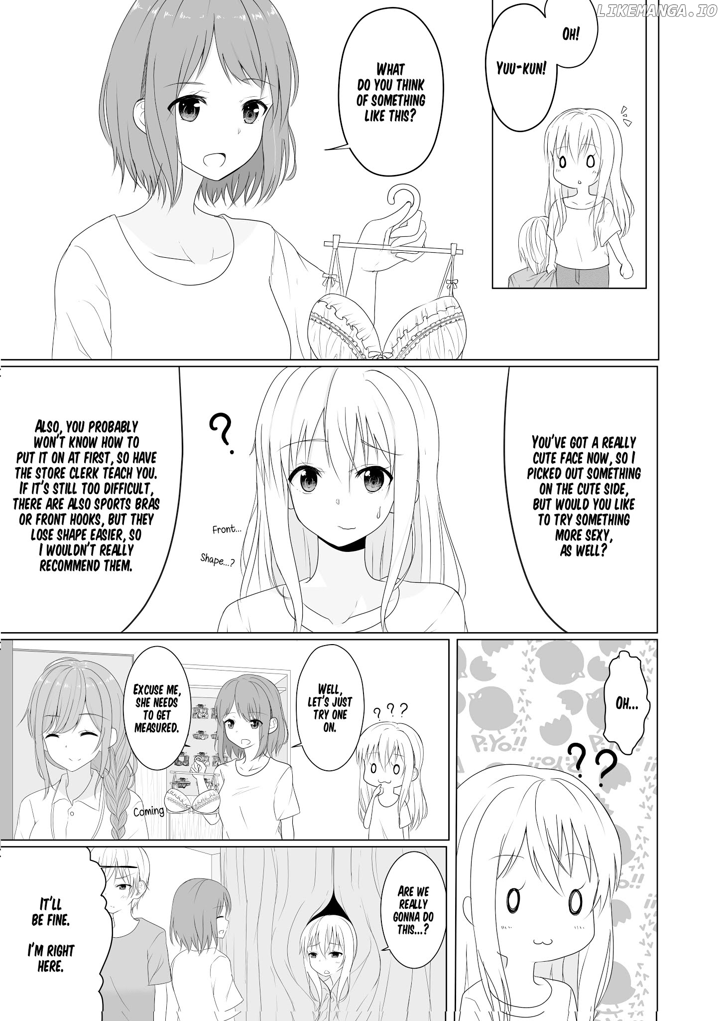 A Boy who Loves Genderswap got Genderswapped so He acts out His Ideal Genderswap Girl chapter 4 - page 3