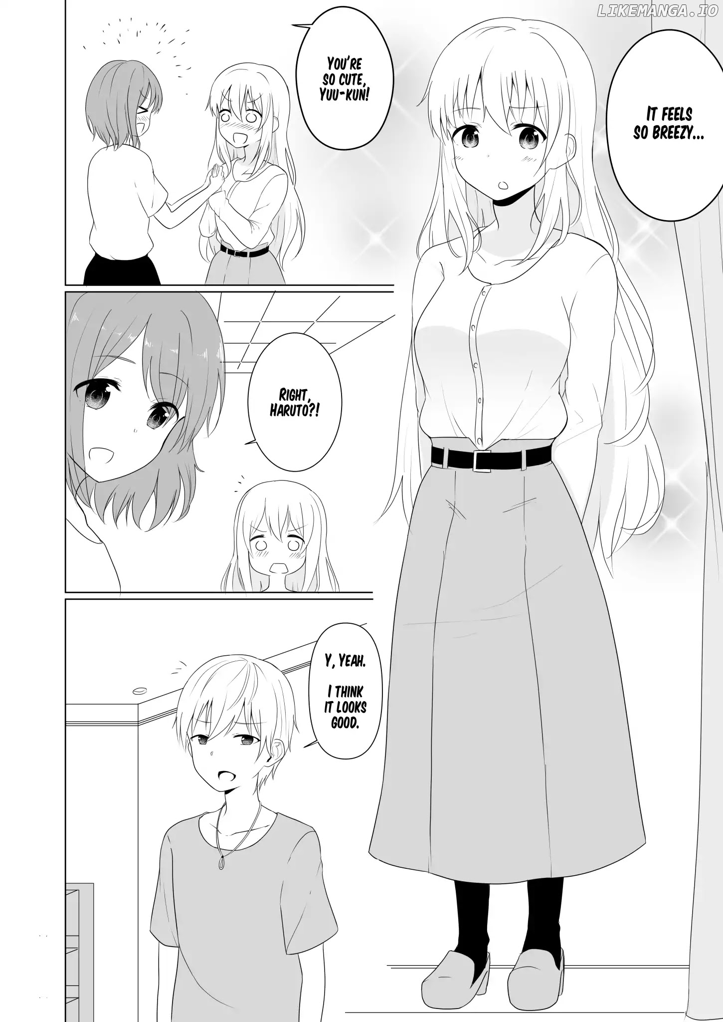 A Boy who Loves Genderswap got Genderswapped so He acts out His Ideal Genderswap Girl chapter 6 - page 2